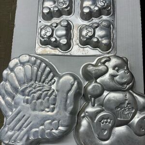 Vintage Wilton Character Cake Tins(3)